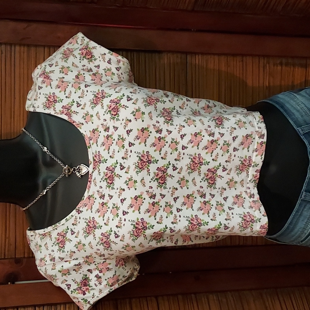 Forever 21 fitted crop top